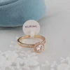 انگشتر زنانه ژوپینگ مدل تک نگین کد AAE598