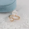 انگشتر زنانه ژوپینگ مدل سولیتر کد AAE582