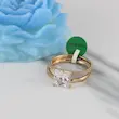 ست حلقه و پشت حلقه زنانه ژوپینگ کد AAE492 پک دو عددی