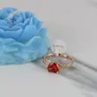 انگشتر زنانه ژوپینگ مدل قلب کد AAE478