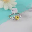 انگشتر زنانه ژوپینگ مدل سولیتر کد AAE462