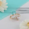 انگشتر زنانه ژوپینگ مدل سولیتر کد AAE461