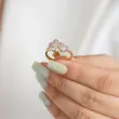انگشتر زنانه ژوپینگ مدل قلب کد AAE406