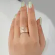 انگشتر زنانه ژوپینگ مدل AAE404