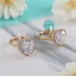 انگشتر زنانه ژوپینگ مدل قلب کد AAE392