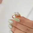 انگشتر زنانه ژوپینگ مدل قلب کد AAE390