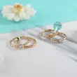 ست حلقه و پشت حلقه زنانه ژوپینگ کد AAE379 بسته 2 عددی