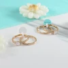 ست حلقه و پشت حلقه زنانه ژوپینگ کد AAE378 بسته 2 عددی