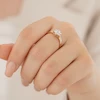 انگشتر زنانه ژوپینگ مدل گل کد AAE358