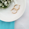 گوشواره حلقه‌ای زنانه ژوپینگ مدل AAC1