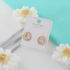 گوشواره میخی زنانه ژوپینگ مدل فرشته کد AAC552
