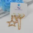 گوشواره زنانه وای اس ایکس مدل ستاره کد AAC848