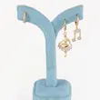 گوشواره زنانه وای اس ایکس مدل بالرین کد AAC657 بسته سه عددی