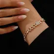 دستبند زنجیری زنانه ژوپینگ کد AAD473