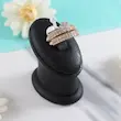 ست حلقه و پشت حلقه ژوپینگ کد AAE380 پک دو عددی
