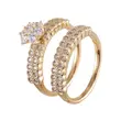 ست حلقه و پشت حلقه ژوپینگ کد AAE380 پک دو عددی