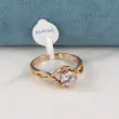 انگشتر زنانه ژوپینگ مدل سولیتر کد AAE804