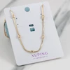 زنجیر زنانه ژوپینگ مدل گوی کد AAB1011