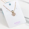 گردنبند زنانه ژوپینگ مدل قلب کد AAB1000