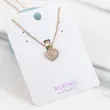 گردنبند زنانه ژوپینگ مدل قلب کد AAB1000