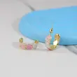 گوشواره میخی زنانه مدل میناکاری کد AAC1610