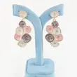 گوشواره میخی زنانه مدل میناکاری کد AAC1581