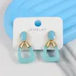 گوشواره میخی زنانه مدل میناکاری کد AAC1578