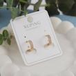 گوشواره زنانه ژوپینگ مدل حلقه ای کد AAC990