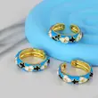 انگشتر زنانه مدل میناکاری کد AAE640