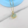 گردنبند زنانه مدل قاب عکس کد AAB1033