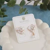 گوشواره زنانه ژوپینگ مدل قلب کد AAC1004