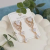 گوشواره زنانه ژوپینگ مدل قلب کد AAC1010