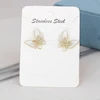 گوشواره میخی زنانه مدل پروانه کد AAC1088