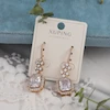 گوشواره زنانه ژوپینگ مدل جواهری کد AAC1071