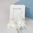 گوشواره آویزی زنانه مدل گل کد AAC1135