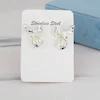 گوشواره میخی زنانه مدل پاپیون کد AAC1129