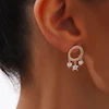 گوشواره میخی زنانه ژوپینگ مدل ستاره کد AAC1183