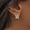 گوشواره میخی زنانه ژوپینگ مدل پروانه کد AAC1185