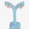 گوشواره حلقه‌ای زنانه ژوپینگ مدل پروانه کد AAC1360