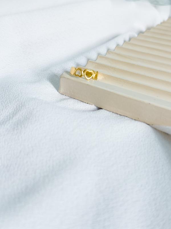 انگشتر پا قلب طلایی ۱