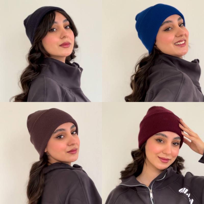 کلاه مینیمال بافت🧶✨