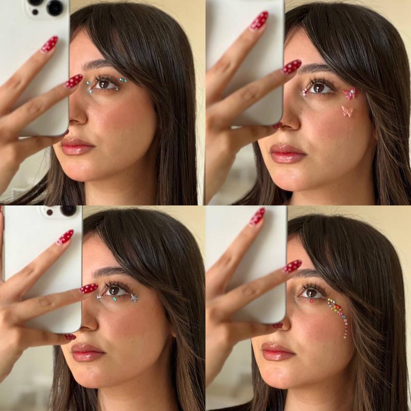 نگین چسبی پروانه و پاپیون
