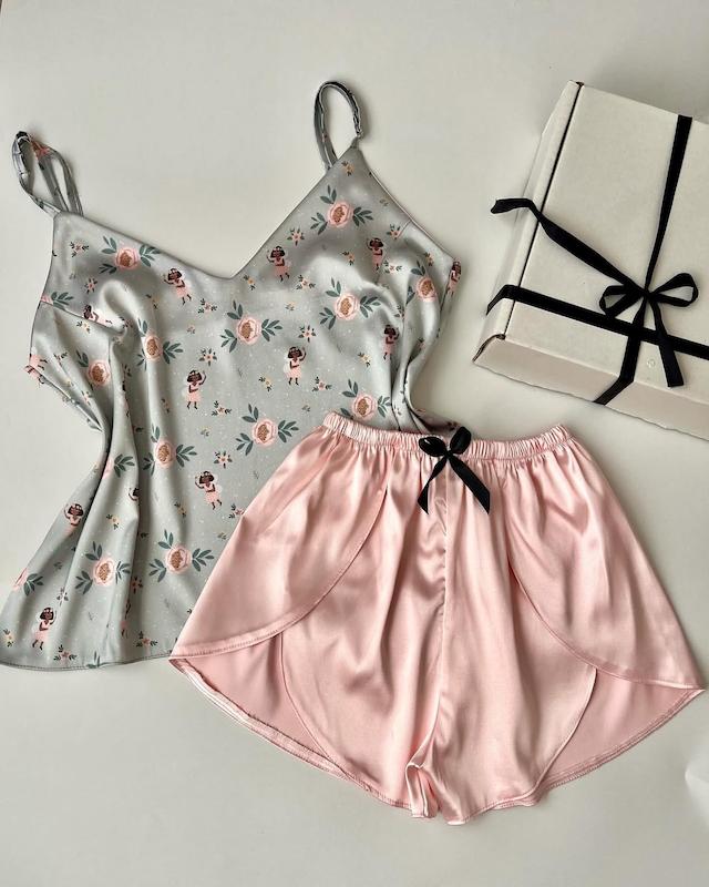 ست تاپ و شلوارك تيارا