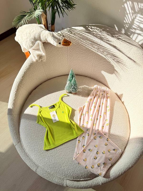 ست كراپ و شلوار هلن