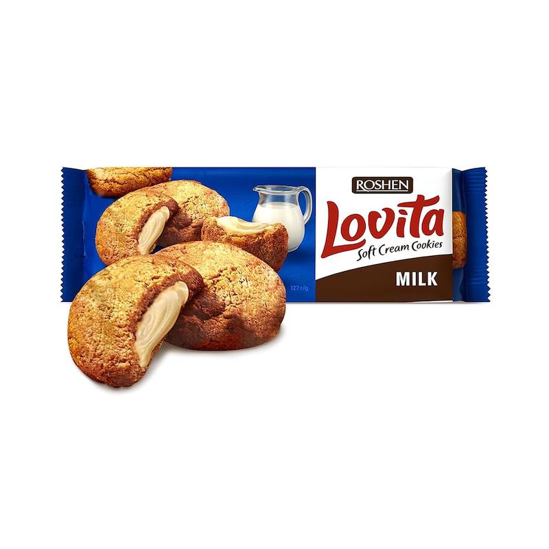 کوکی شیری لاویتا با مغز کرمی 127 گرم- Lovita soft cream coockies