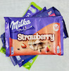 شکلات میلکا با طعم توت فرنگی 37 گرم- Milka Starwberry