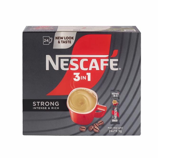 کافی میکس نسکافه استرانگ 3 در 1 نستله وزن 20 گرم بسته 24 عددی