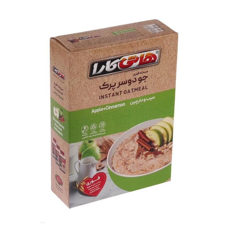 جو دو سر پرک فوری سیب و دارچین هاتی کارا 200 گرم