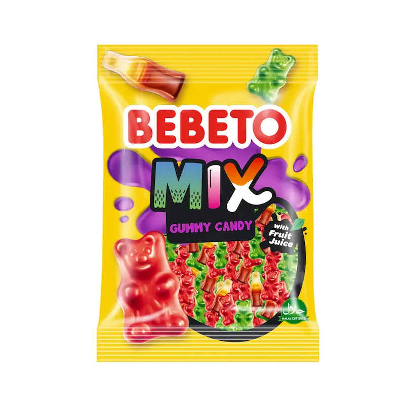 پاستیل خرسی ببتو 80 گرم- Bebeto funny bears-کپی