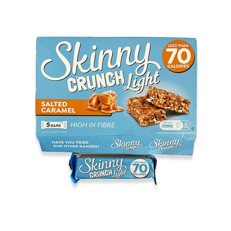 بار غلات کارامل نمکی اسکینی بار 19 گرم- Skinny bar